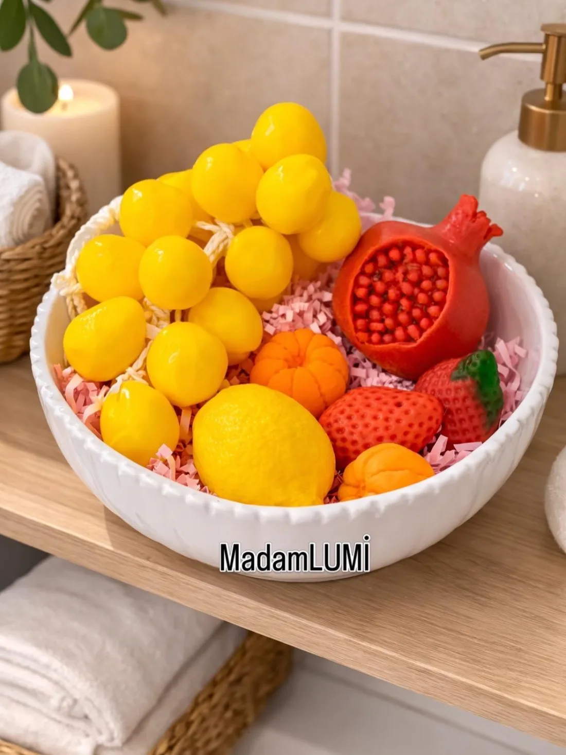 Nar & Meyve Mumları · Tasarım 04